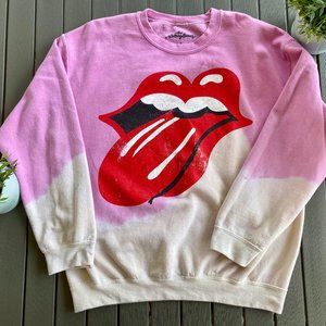 UO Rolling Stones Tie-Dye Sweatshirt